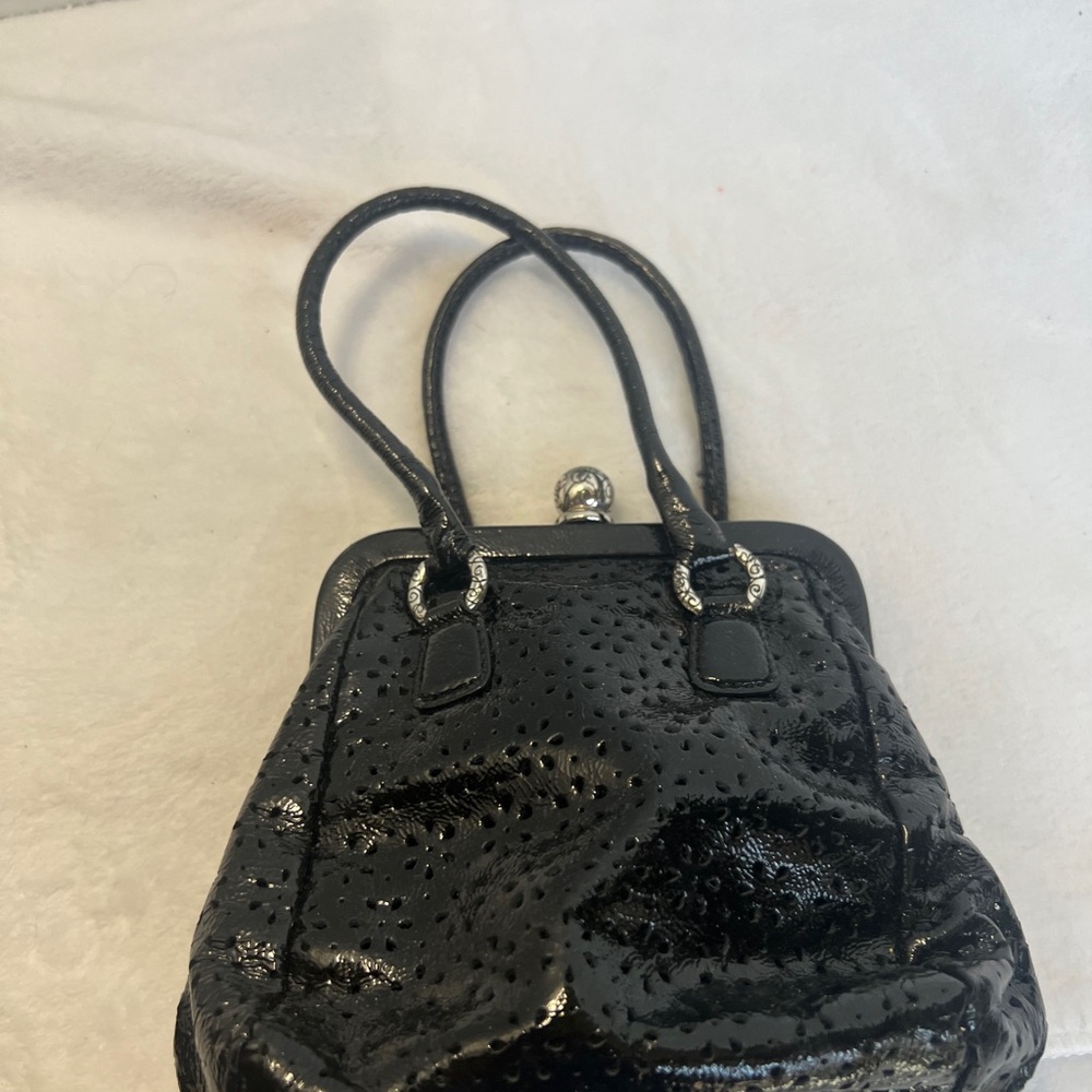 Brighton Black Mini Bag with Sparkly Texture